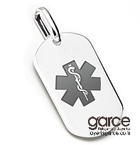 Chapas/Colgantes Alerta Médica